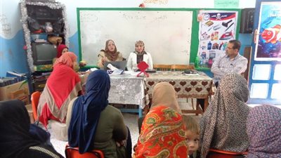 الاسعافات الاولية والتغذية السليمة قافلة بجامعة المنوفية 