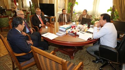 وزير التعليم العالى يستقبل رئيس الجامعة الليبية الدولية لبحث التعاون المشترك