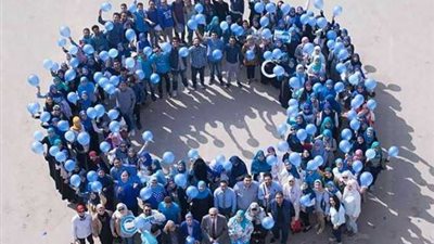 بالصور.. جامعة المنصورة تنظم احتفاليه لمرضي السكر