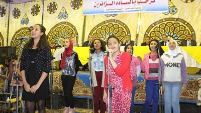 بالصور.. أبناء المعلمون يبدعون في حفل تكريمهم بنقابة الوايلي