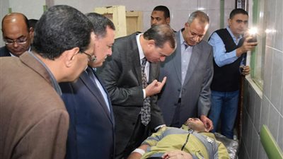  15طالبا فى حادث تصادم على طريق جامعة سوهاج