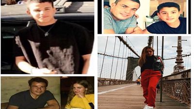 عمرو دياب يحتفل بعيد ميلاد ابناءه علي 