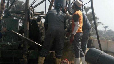 بالصور..  تشغيل أولى آبار للمياه بمشروع العربي لتنمية الصعيد بأسيوط