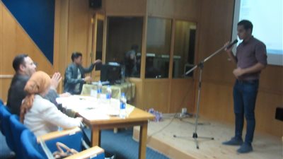 جامعة حلوان تعلن أسماء الفائزين في مسابقة المراسل التلفزيوني والاذاعي 