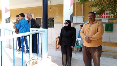 مدرسة الشعب بنى سويف دقيقة حداد على أرواح شهداء بير العبد بسيناء