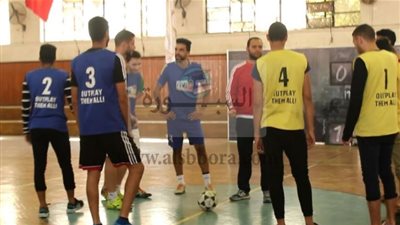 أسرة بينا المركزية تنظم كأس للكرة الخماسى بجامعة عين شمس  