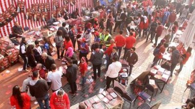 فتح منفذ جديد بخيمة التصويت بانتخابات الأهلي