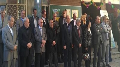 الزناتي ووفد نقابة المعلمين يتفقدون مدارس بغداد