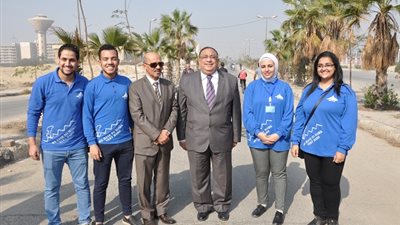  انطلاق فاعليات مارثون الدراجات بجامعة حلوان