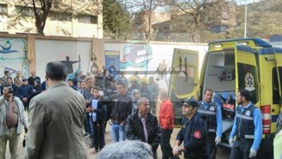 التعليم تجرى تجربة عملية لإخلاء مدرسة الأمل للصم والبكم لمواجهة الأزمات والكوارث