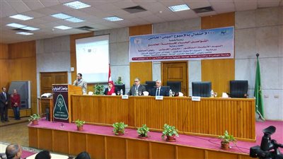 جامعة المنوفية تعلن القدس عربية خلال انطلاق المهرجان البيئى الخامس