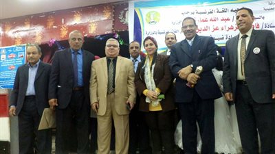 الرشيدى يستقبل مستشار اللغة الفرنسية بمدرسة تلا الزراعية