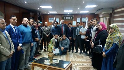  رئيس جامعة السادات يلتقى باتحاد طلاب جامعة مدينة السادات