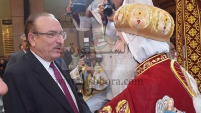 محافظ بني سويف والقيادات الأمنية و العسكرية  يشهدون قداس عيد الميلاد  المجيد بمطرانية بني سويف