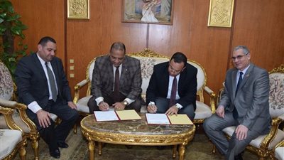 بروتوكول تعاون بين جامعة المنوفية ومديرية التربية والتعليم بالمنوفية