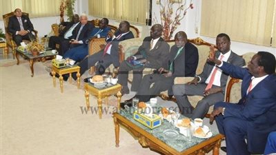 وفد سودانى يزور سوهاج لبحث اقامة مشروعات تنموية 
