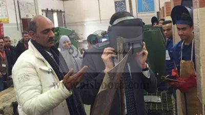 أداء متميز لطلاب التعليم الفني في مسابقة المهارات بمدرسة جلال فهمي