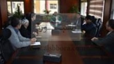 رئيس جامعة السادات يبحث تطوير نظام الكنترولات إلكترونيآ