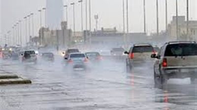 أمطار غزيرة على القاهرة والجيزة