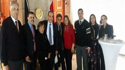 ملحمة حب لـلرئيس السيسى في احتفالات الجالية المصرية ببرلين باعياد الشرطة