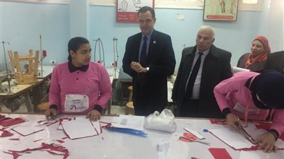 الجيوشى: طالبات التعليم الفني بالبحيرة في المقدمة 