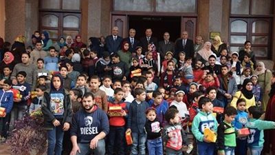 جامعة المنوفية تحتفل بالأطفال الأيتام 