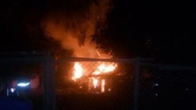 نشوب حريق باحدى مزارع المرشح الرئاسى 