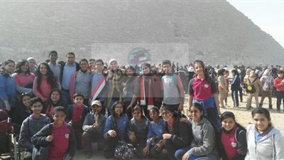 التعليم تشارك فى فعاليات احتفالية كبرى بأهرامات الجيزة