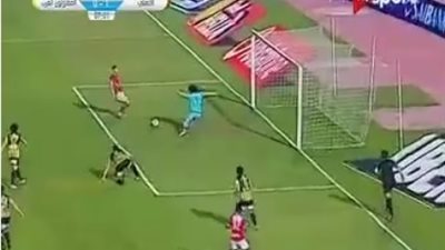 بالفيديو| وليد آزارو يحرز الهدف الأول فى مرمى المقاولون