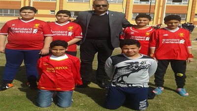 بالصور.. مدرسة برج البرلس للغات تطلق بطولة الكأس المدرسية