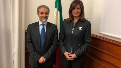 وزيرة  الهجرة ووفد من الداخلية  يبحثون معادلة رخصة القيادة المصرية مع الجانب الإيطالي