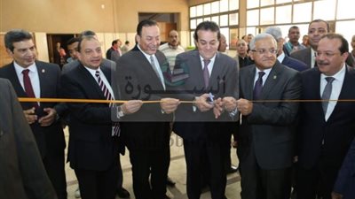 خلاله زيارته لجامعة المنيا ... وزير التعليم العالي يفتتح فعاليات المؤتمر الدولي 