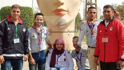 جامعة مدينة السادات تشارك فى أسبوع شباب الجامعات الأول لمتحدي الإعاقة بالمنيا