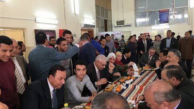 رئيس جامعة المنوفية في زيارة للمدينة الجامعة لمعرفة شكوى الطلاب