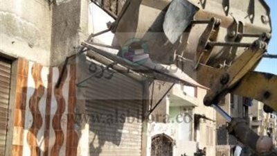 جهاز مدينة 6 أكتوبر يستكمل حملة إزالة الإشغالات والمخالفات