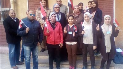 بالصور.. مدرسة النجاح الإعدادية للبنات بدسوق تحتفل بيوم الشهيد