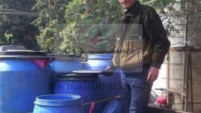 ضبط (١٣٠٠) لتر لبن فاسد بمدينة الفشن بني سويف 