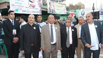 انطلاق مؤتمر معلمون خلف الرئيس بنادي المعلمين بالجيزة