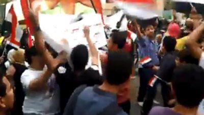 بالفيديو..افراح وهتافات المواطنين بالزاوية الحمراء