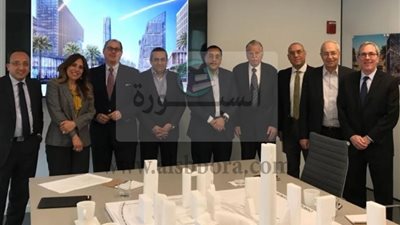 وزير الإسكان يستعرض التصميمات والبرنامج الزمنى لتنفيذ منطقة الأعمال المركزية بالعاصمة الإدارية 