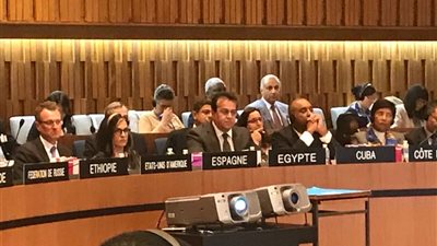 وزير التعليم العالي يلقي كلمة مصر أمام المجلس التنفيذى لليونسكو بباريس