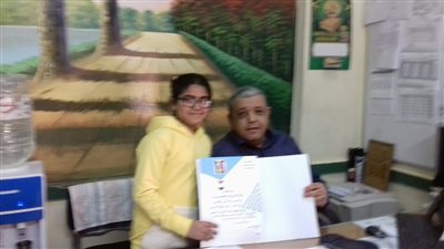 المركز الاول لمدرسة الشهيد بمسابقة التعلم النشط والمعلم 