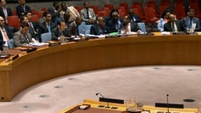 مجلس الأمن الدولى يرفض التنديد بضربات سوريا 