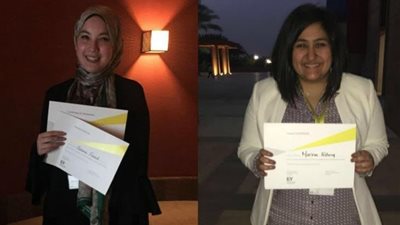 فوز طالبتين بالجامعة الأمريكية بالمركزين الأول والثاني في مسابقة EY للضرائب 