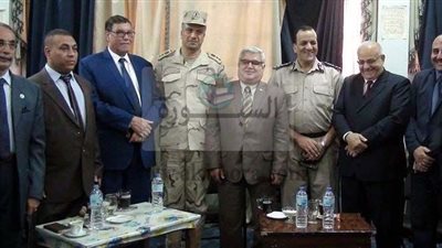 الرشيدى يشارك إدارة الباجور التعليمية احتفالها بيوم اليتيم