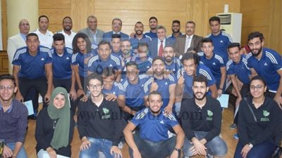 تكريم طلاب جامعة بنها الفائزين بمسابقات الجامعات المصريه