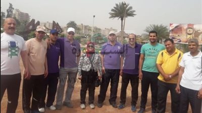 مشاركة  جامعة دمنهور التدريب  بدورة إعداد القادة بحلوان 