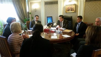 بالصور.. وزير التعليم العالى يبحث مع نائب رئيس جامعة أريزونا الأمريكية إنشاء فرع للجامعة بالعاصمة الإدارية