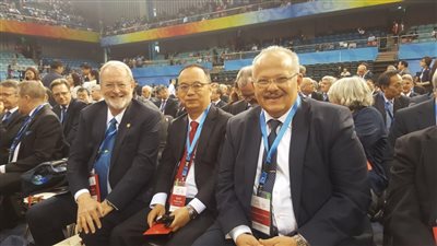 الخشت يبحث إنشاء درجات علمية مع رؤساء جامعات ويلز وبكين وكمبردج 