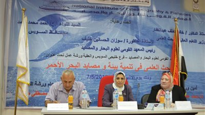 بالصور.. المعهد القومي لعلوم البحار ينظم ورشة عمل بعنوان 